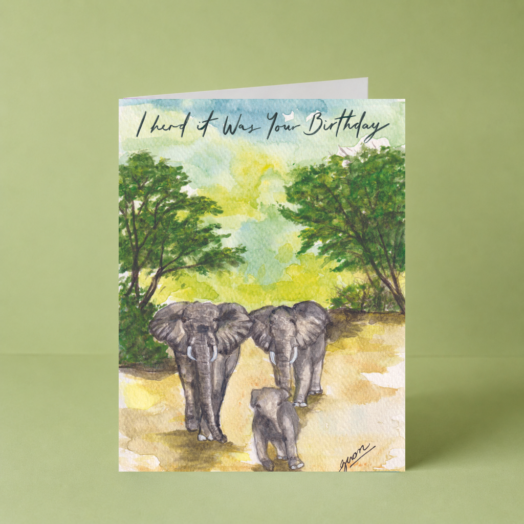 GUAN "I Herd It Was Your Birthday" Card