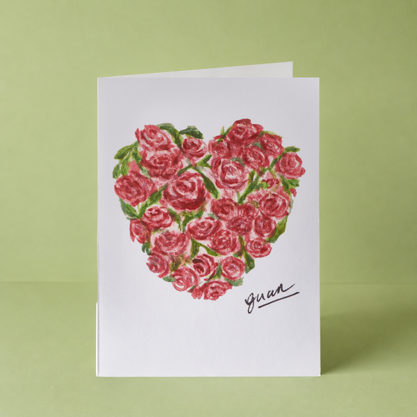GUAN "Rose Heart" Card