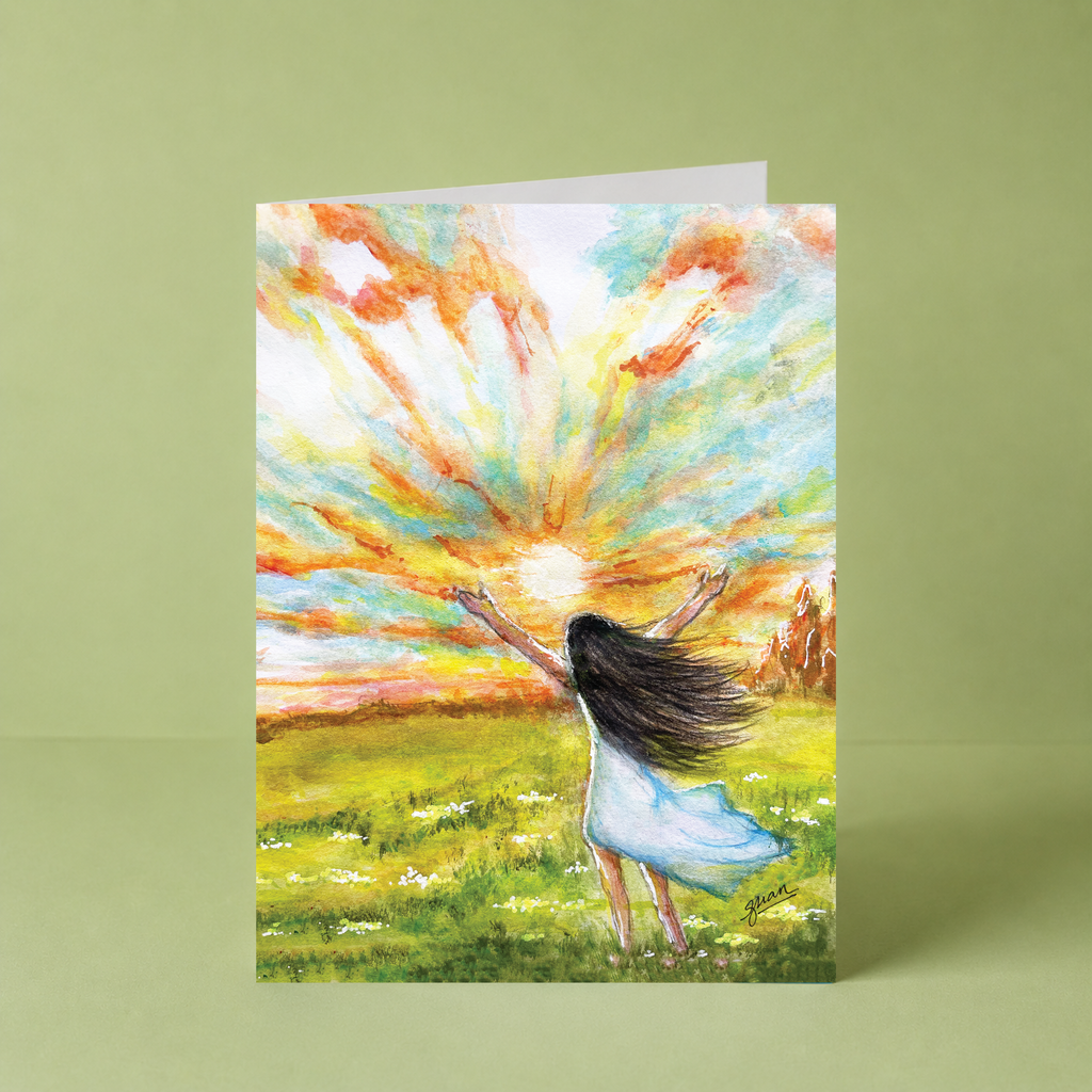 New Day Card by Guan