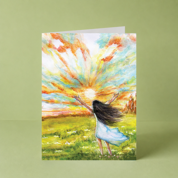 New Day Card by Guan