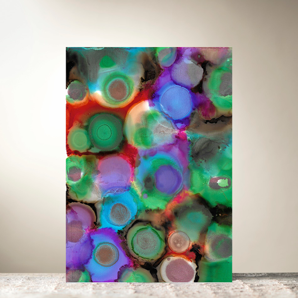 Colour Ink Seven Card by John Sheehy