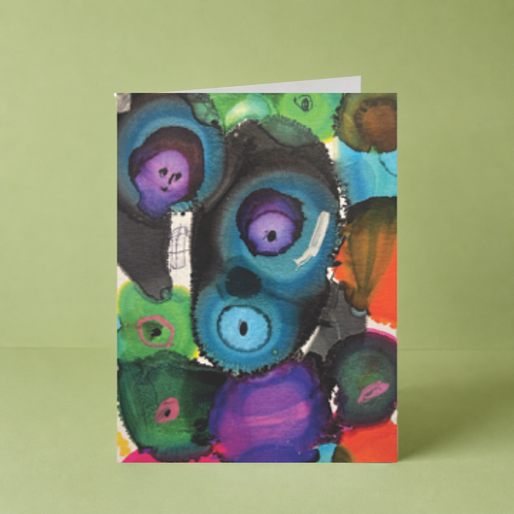 JOHN "Colour Ink Two" Card - HomeLess Made