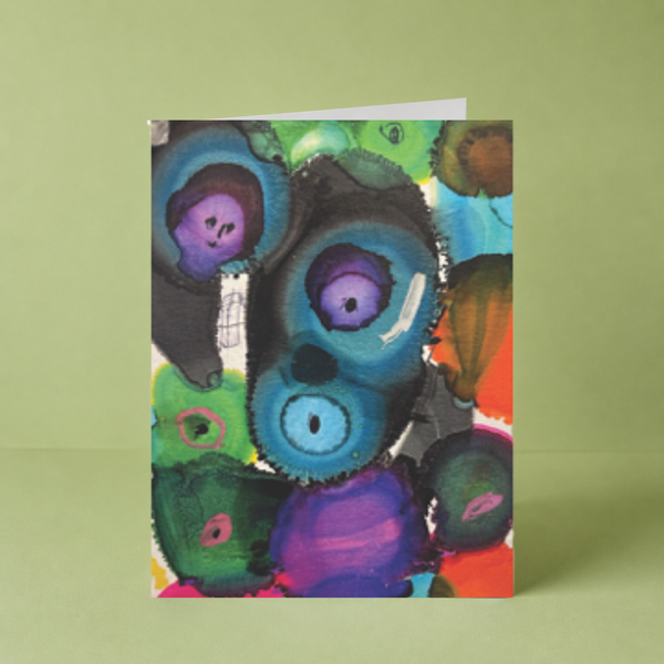 JOHN "Colour Ink Two" Card - HomeLess Made
