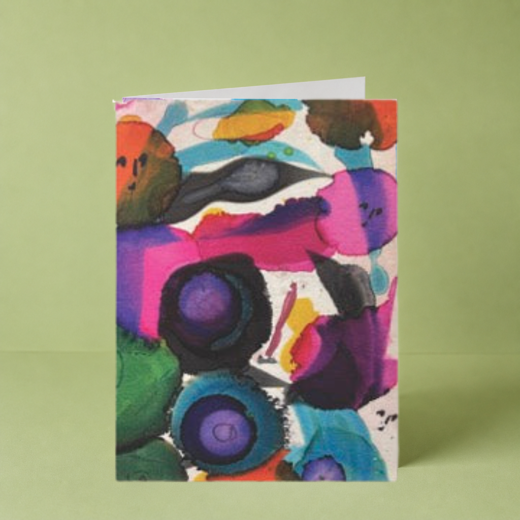 JOHN "Colour Ink Eight" Card - HomeLess Made