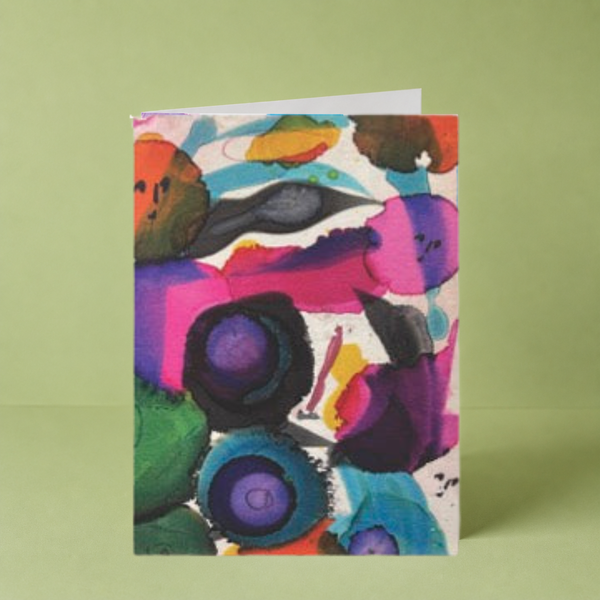 JOHN "Colour Ink Eight" Card - HomeLess Made
