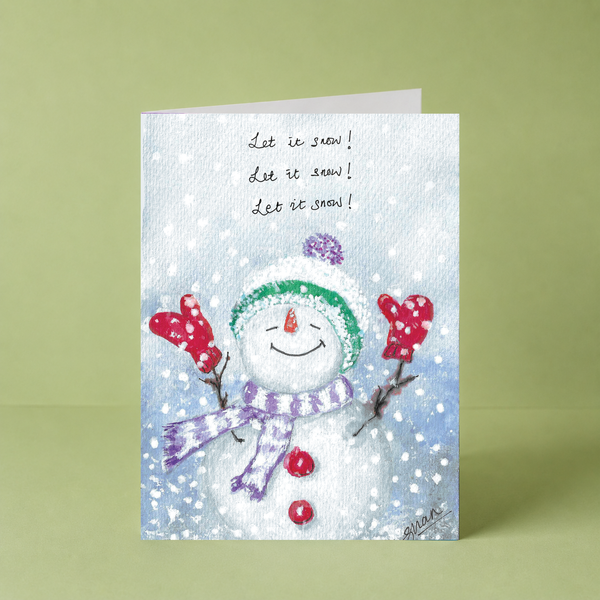 Let It Snow, Let It Snow, Let It Snow! Card By Guan