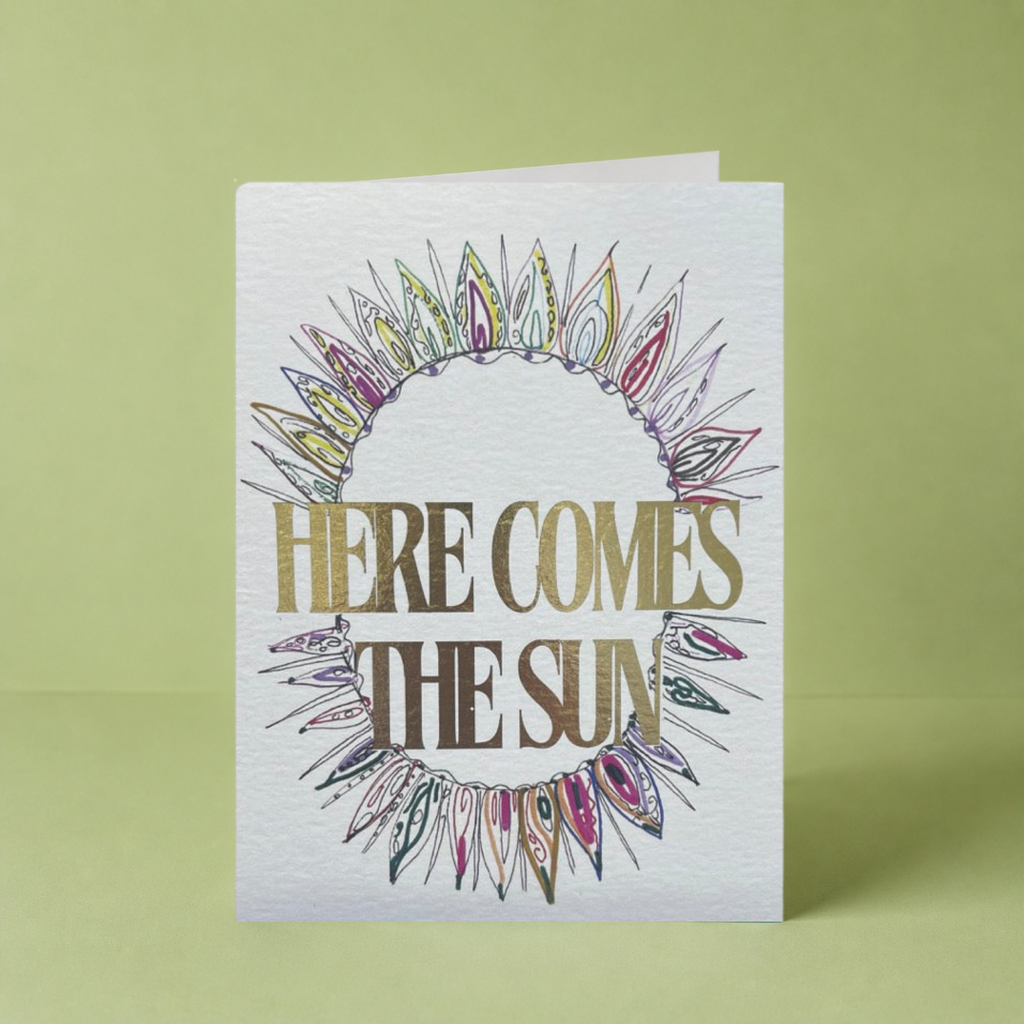 MARY "Here Comes The Sun" Card - HomeLess Made