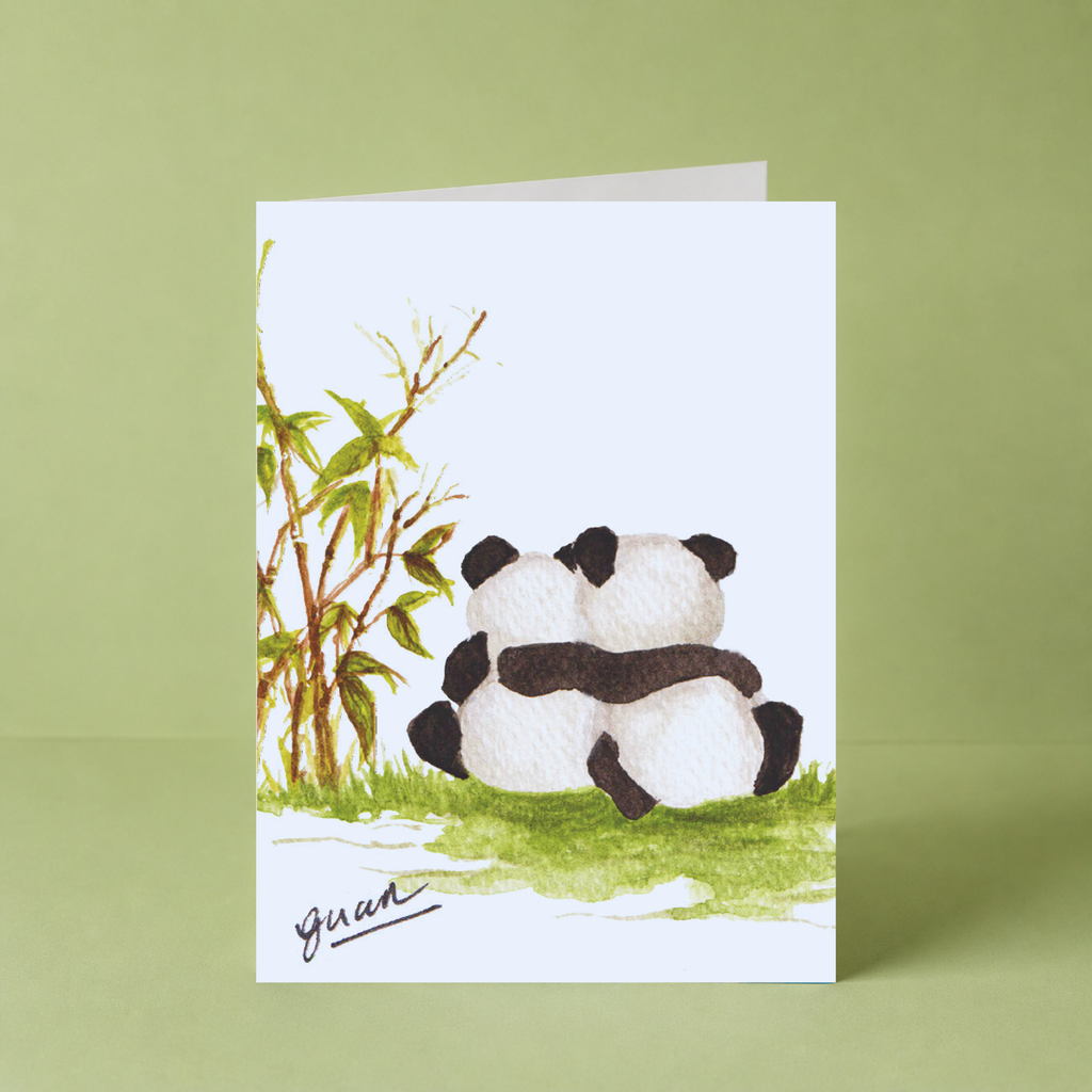 GUAN "Panda Hug" Card