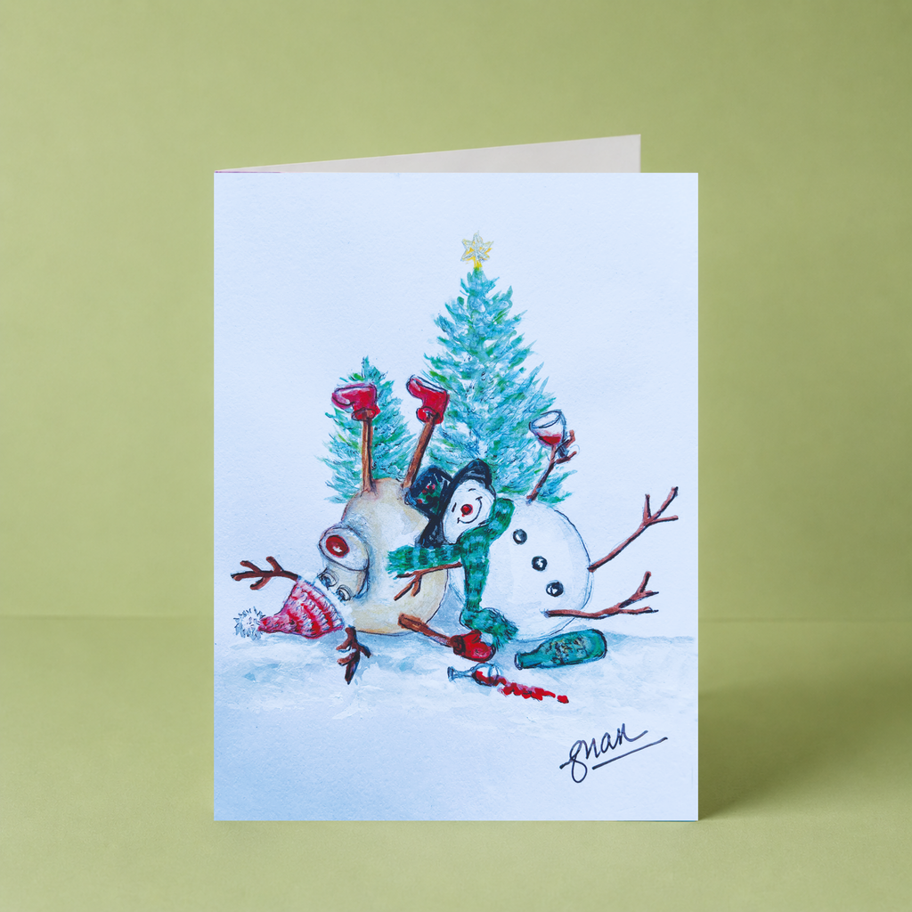 Frosty & Rudolph by Guan