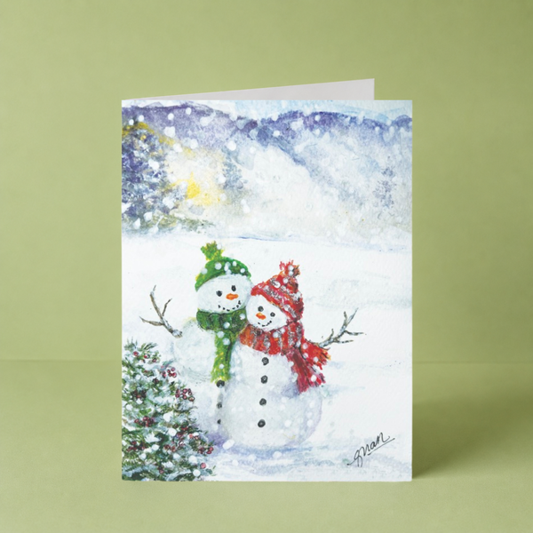 GUAN "Snow Couple" Card - HomeLess Made