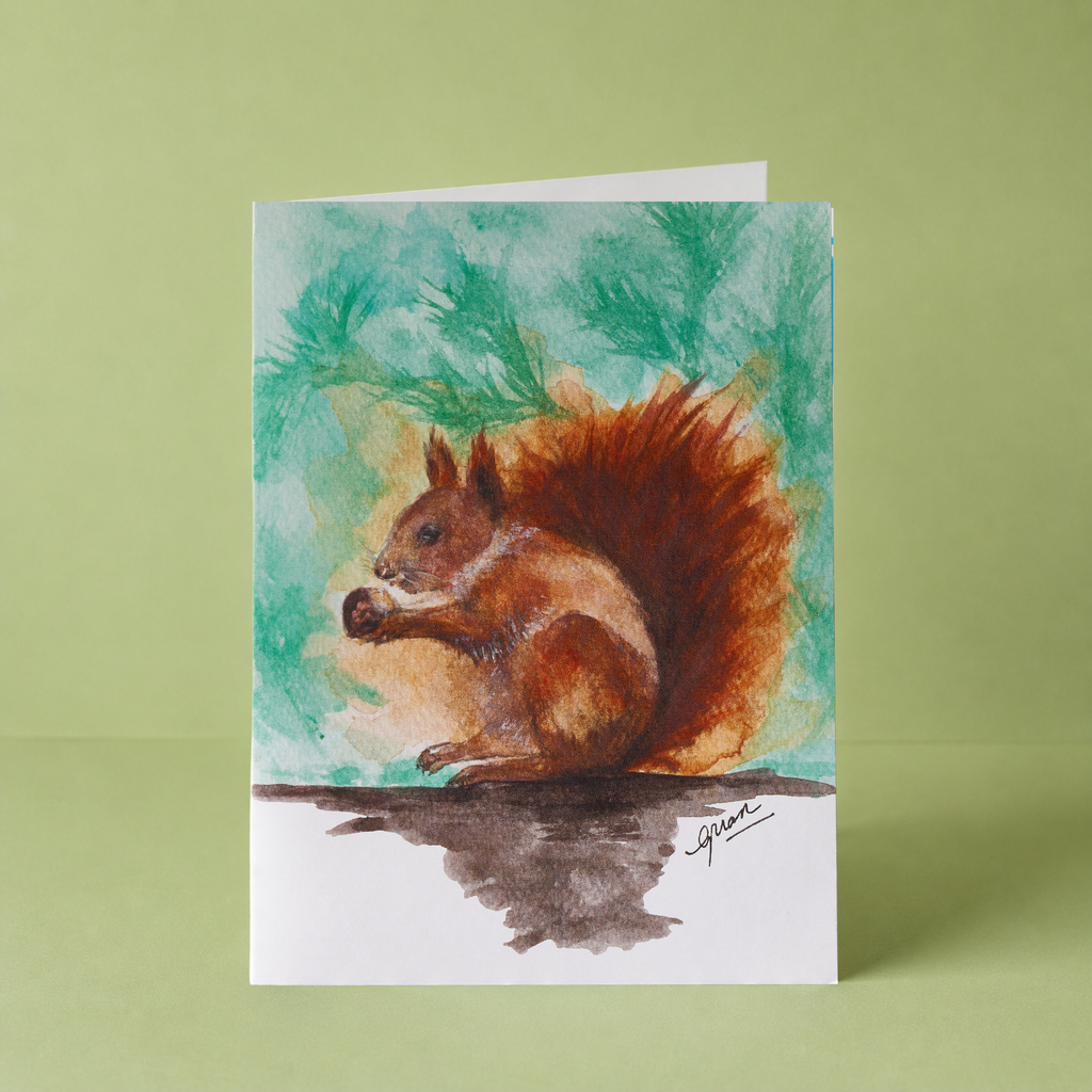 GUAN "Squirrel" Card - HomeLess Made