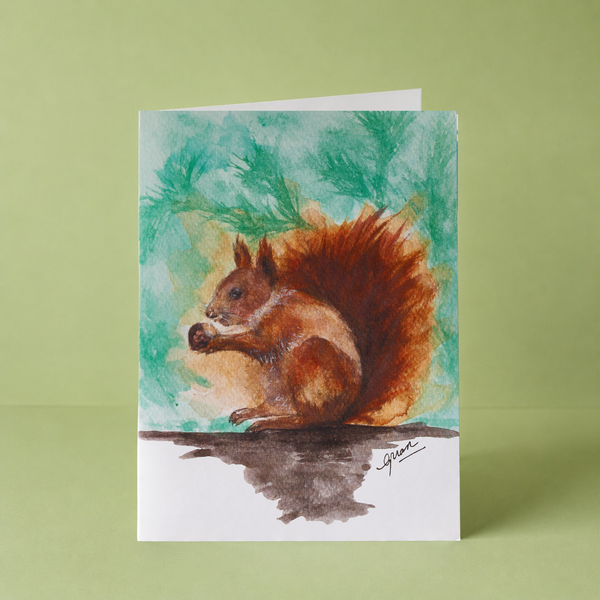 GUAN "Squirrel" Card - HomeLess Made