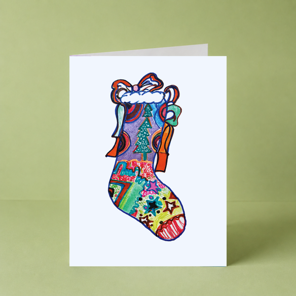 MARY "Secret Stocking" Card