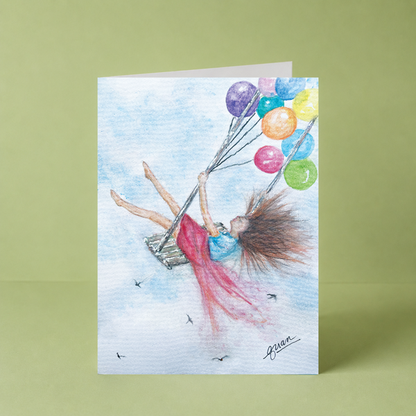 Sky Swing Card by Guan