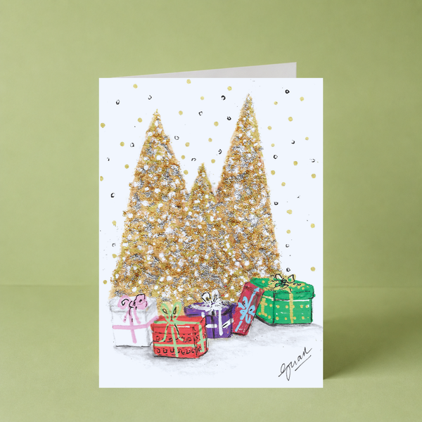 Guan's Golden Christmas Tree