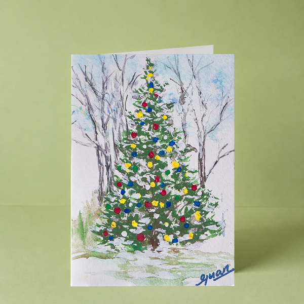 GUAN "Decorated Christmas Tree" Card