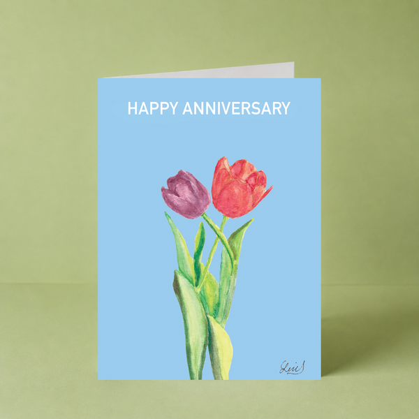 LUI "Tulips 'Happy Anniversary'" Card
