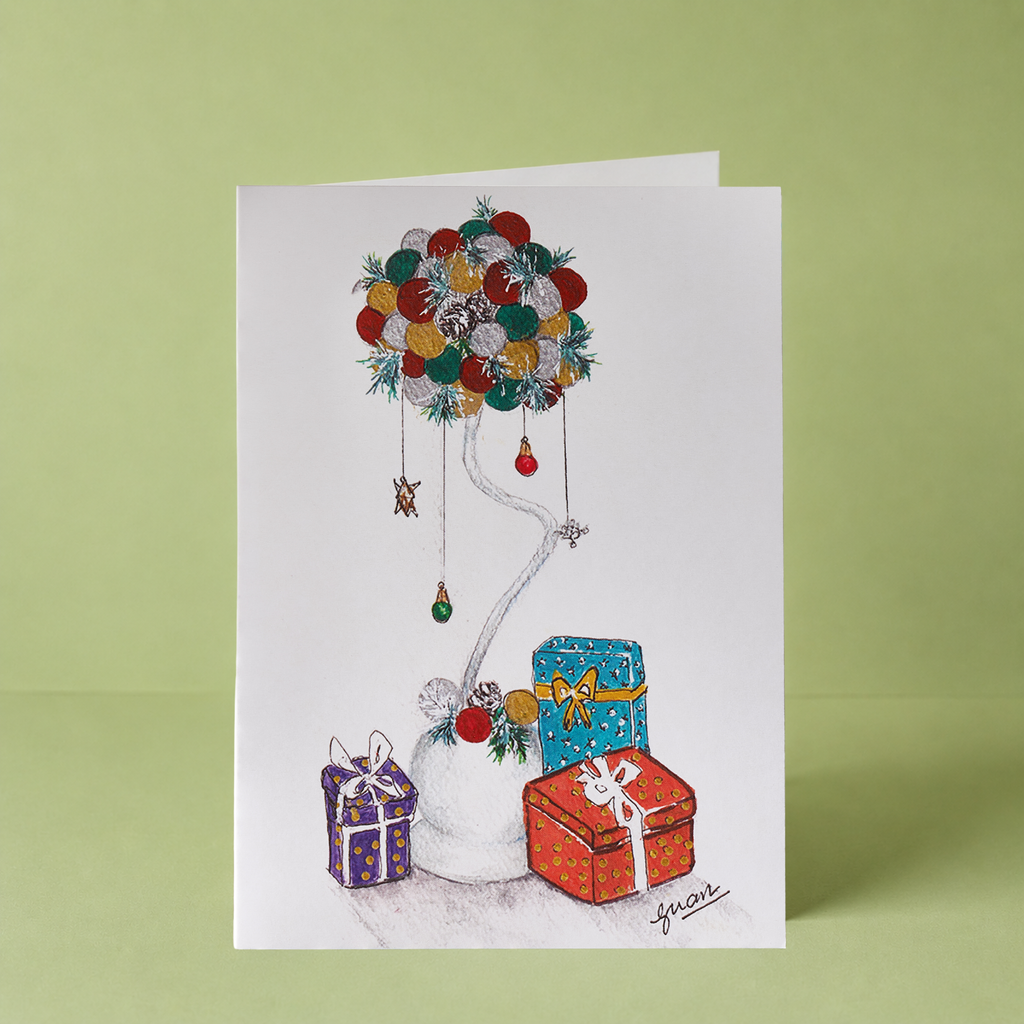 GUAN "Under The Tree" Card - HomeLess Made