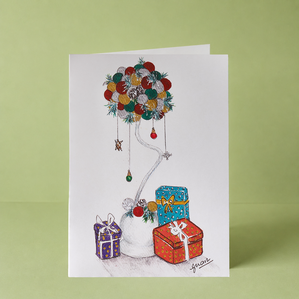 GUAN "Under The Tree" Card - HomeLess Made