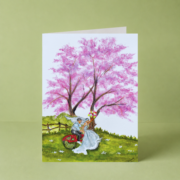 Riding Through The Park Card by Guan