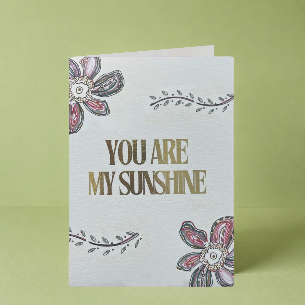 MARY "You Are My Sunshine" Card - HomeLess Made