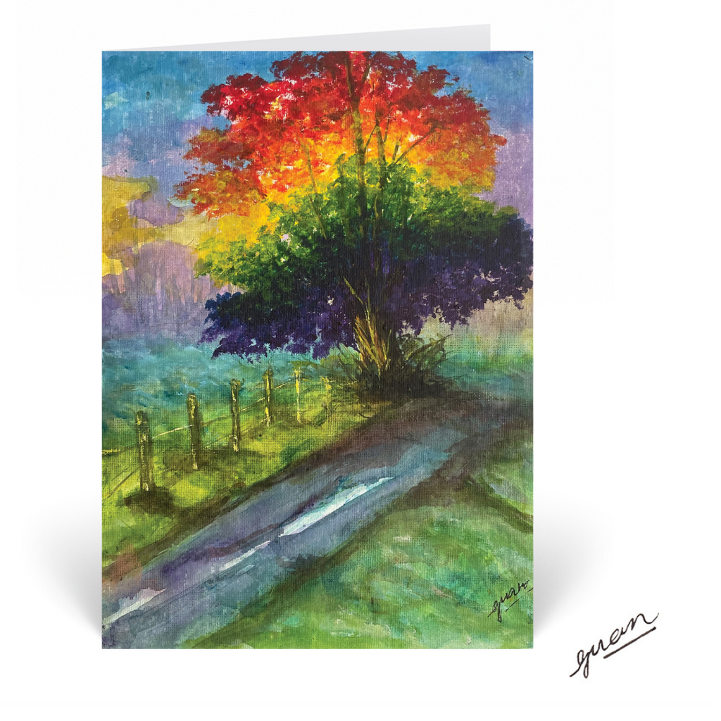 Rainbow Path Card by Guan - HomeLess Made