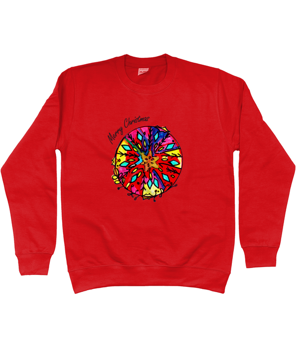 Mary's Merry Christmas Jumper - Red - HomeLess Made