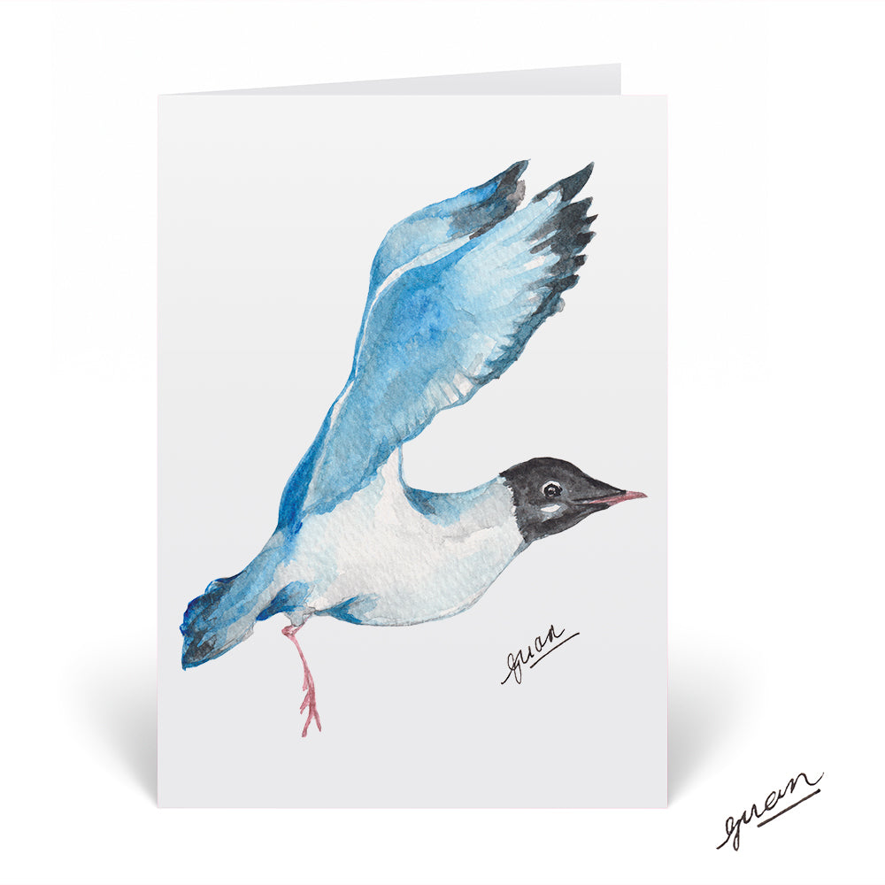 Flying Gull Card by Guan - HomeLess Made