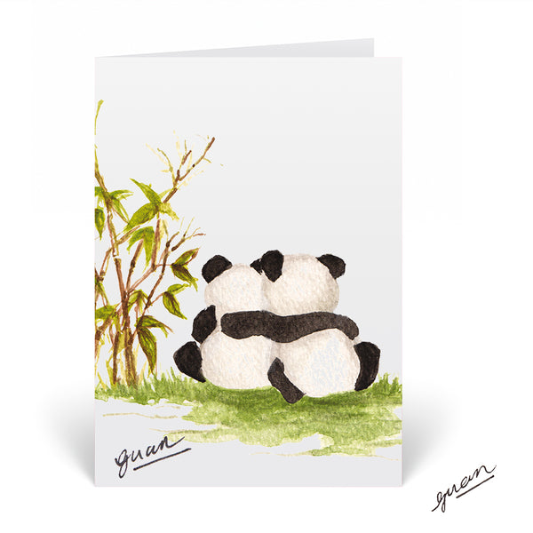 Panda Hug Card by Guan - HomeLess Made