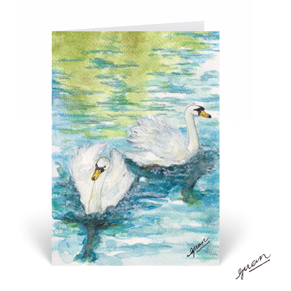 Swans Card by Guan - HomeLess Made