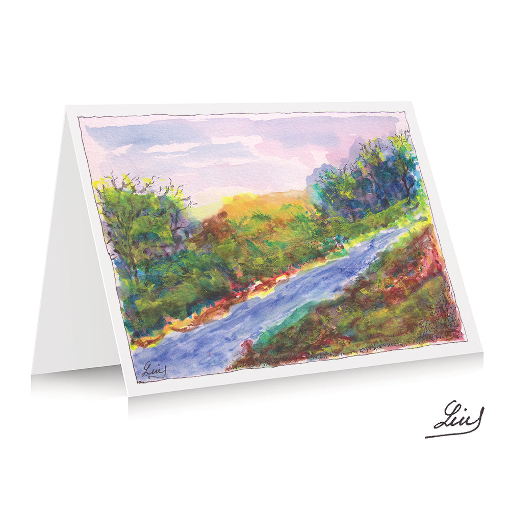 Babbling Brook Card by Lui - HomeLess Made