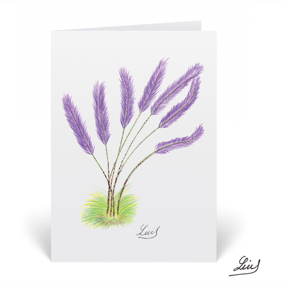 Lovely Lavender Card by Lui - HomeLess Made