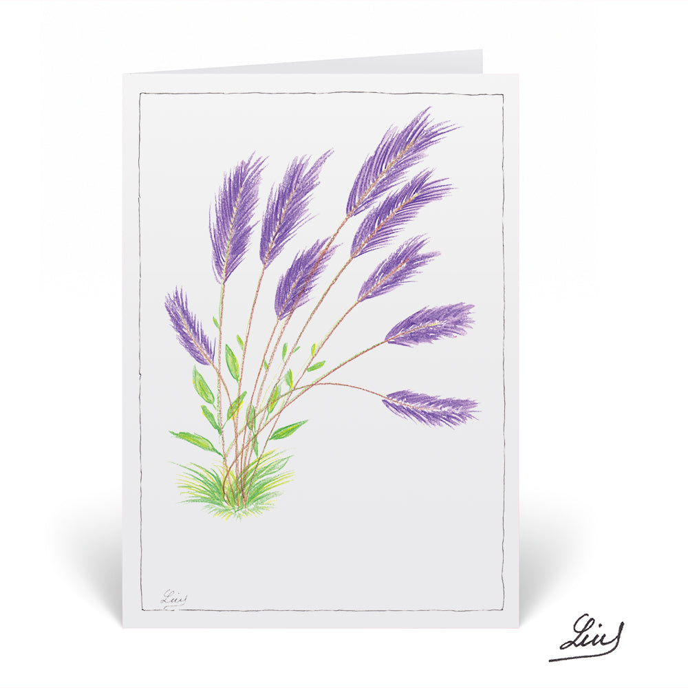 Lovely Lavender "Life" Card by Lui - HomeLess Made