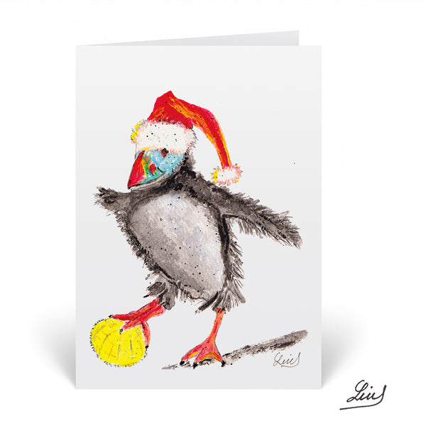 Playful Puffin Card by Lui - HomeLess Made