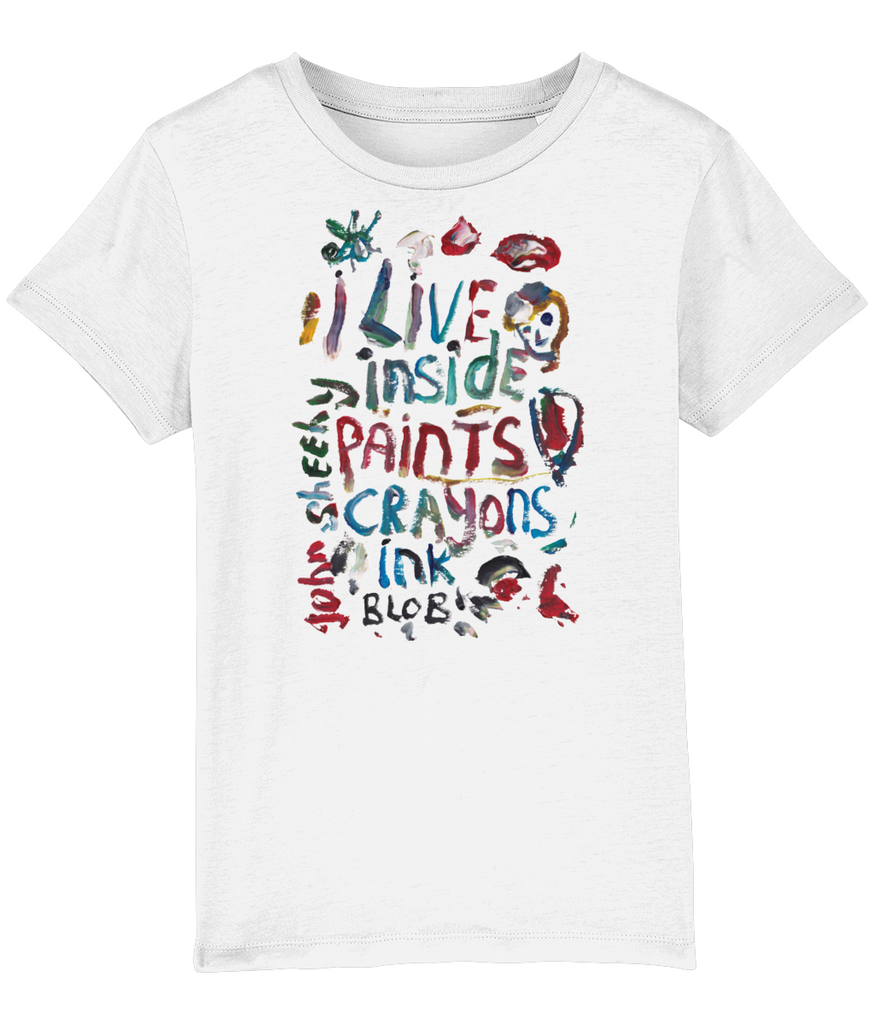 I Live Inside Paint children's t-shirt by John Sheehy - HomeLess Made